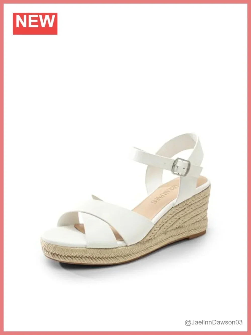 Wedge Espadrille Sandals Adjustable Buckle Platform Wedges Heels Dressy Casual